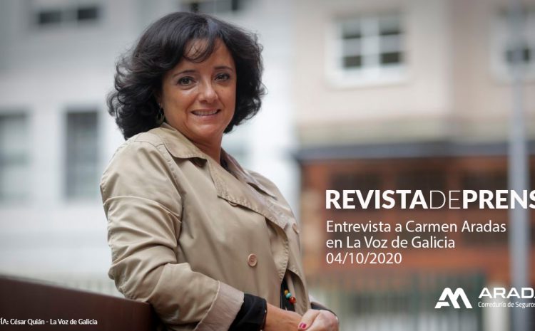  Revista de prensa: Entrevista a Carmen Aradas en La Voz de Galicia 
